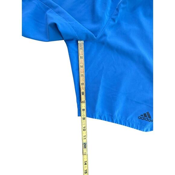 Adidas Climalite Men's Blue Drawstring Athletic Shorts Size Large - Picture 5 of 6